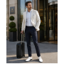 Pantofi barbati eleganti din piele naturala Havana 51 Alb